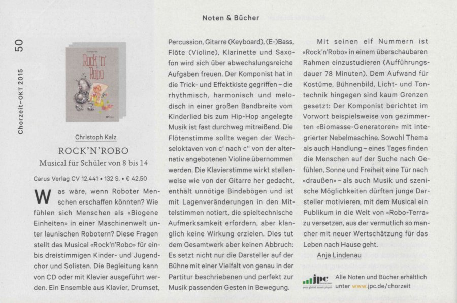 Chorzeit 2015